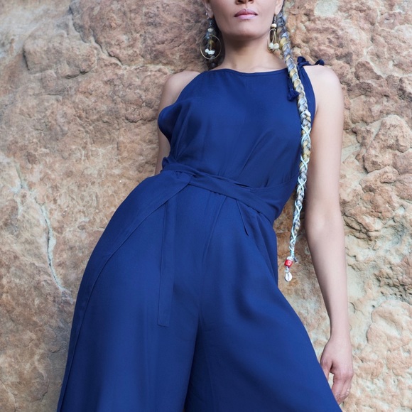 jumpsuit Wrap free spirit boho resort sunset vibes - Picture 4 of 10